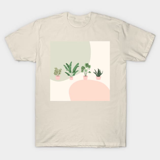 minimalistic plants T-Shirt by CITROPICALL